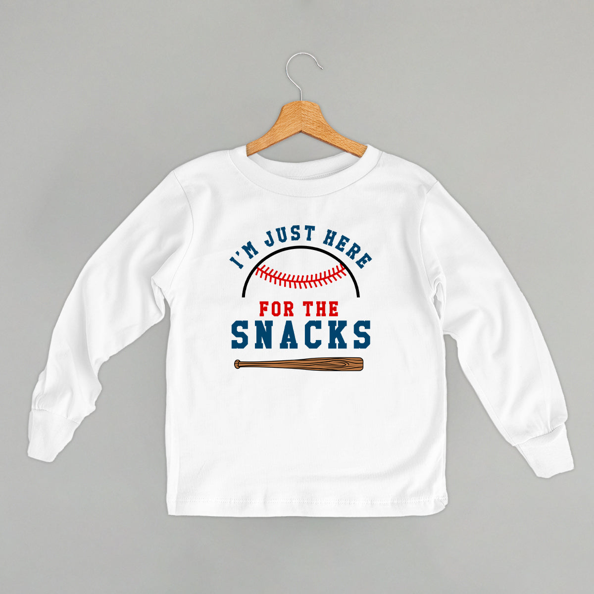 I'm Just Here For The Snacks (Kids) - clothing by TeeHivey.com (Image 1)