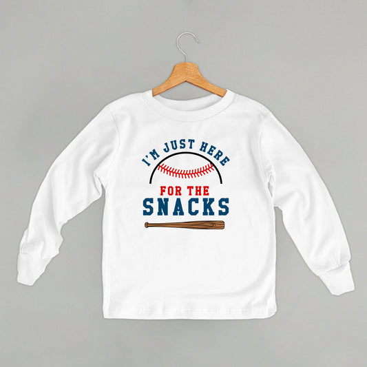 I'm Just Here For The Snacks (Kids) - clothing by TeeHivey.com (Image 1)