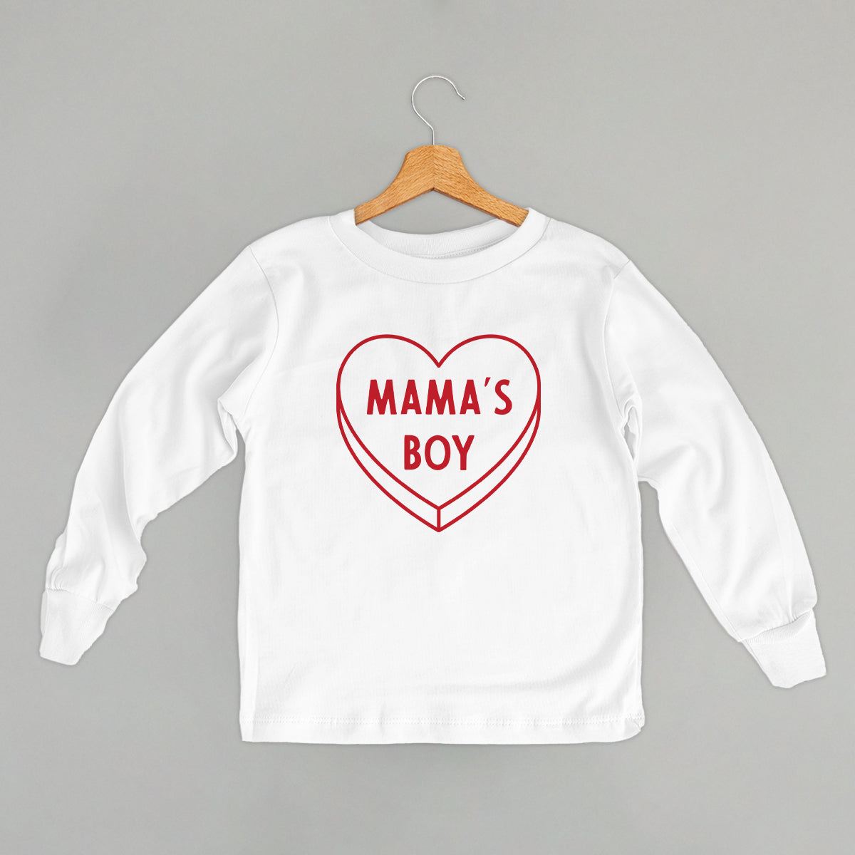 Mama's Boy Heart (Kids) - clothing by TeeHivey.com (Image 1)