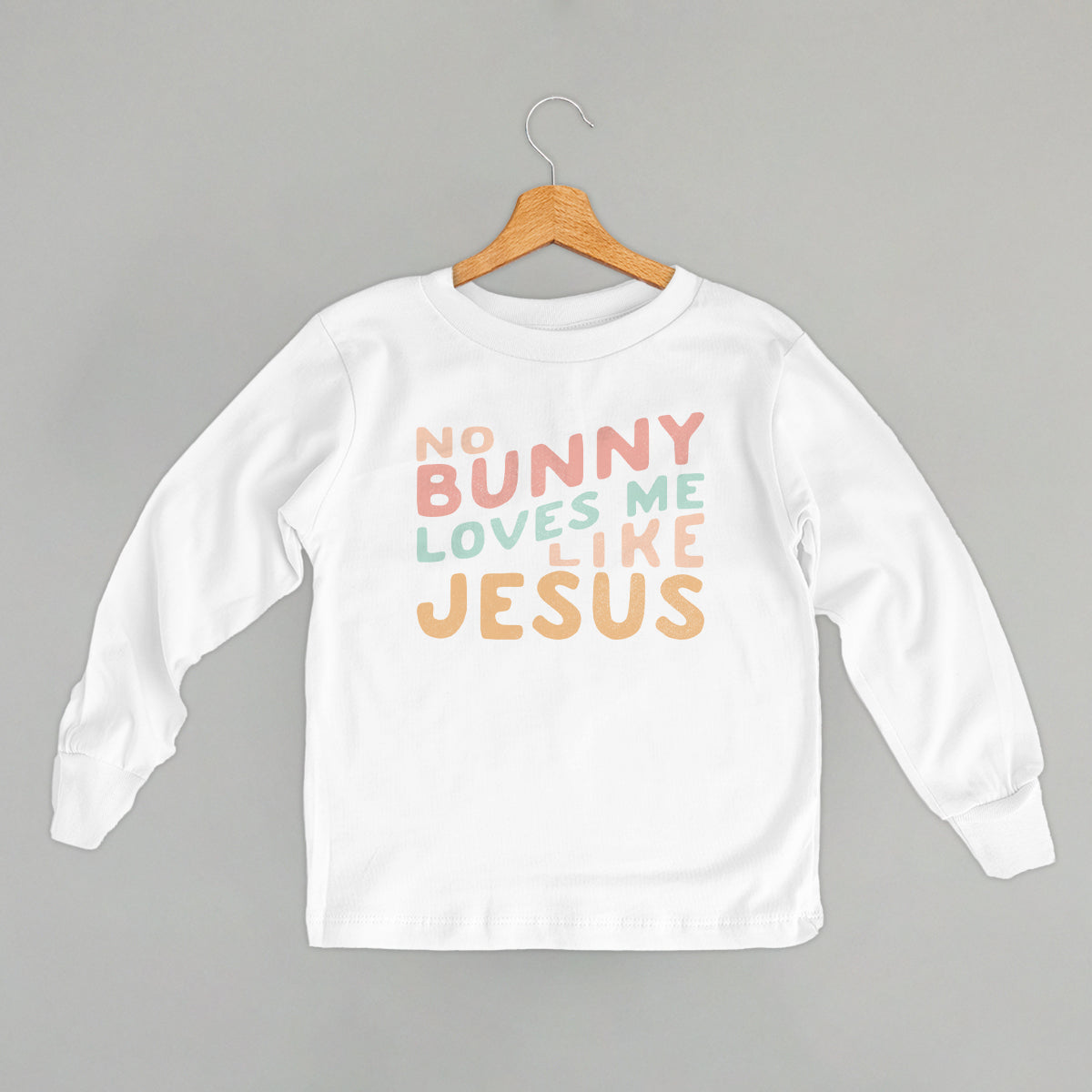 No Bunny Loves Me Like Jesus (Kids) - clothing by TeeHivey.com (Image 4)