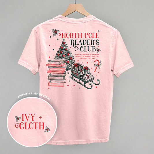 North Pole Reader's Club (Back Print) - clothing by TeeHivey.com (Image 1)