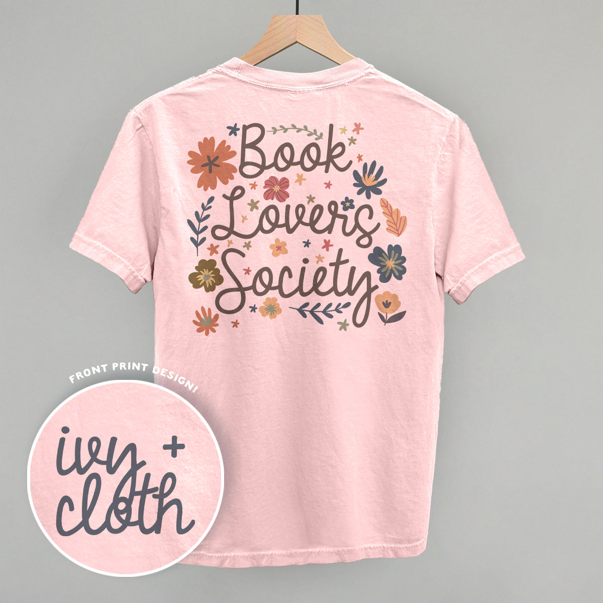 Book Lovers Society (Back Print) - clothing by TeeHivey.com (Image 3)