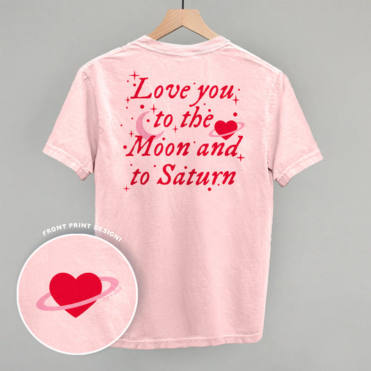 To The Moon And To Saturn (Back Print) - clothing by TeeHivey.com (Image 1)