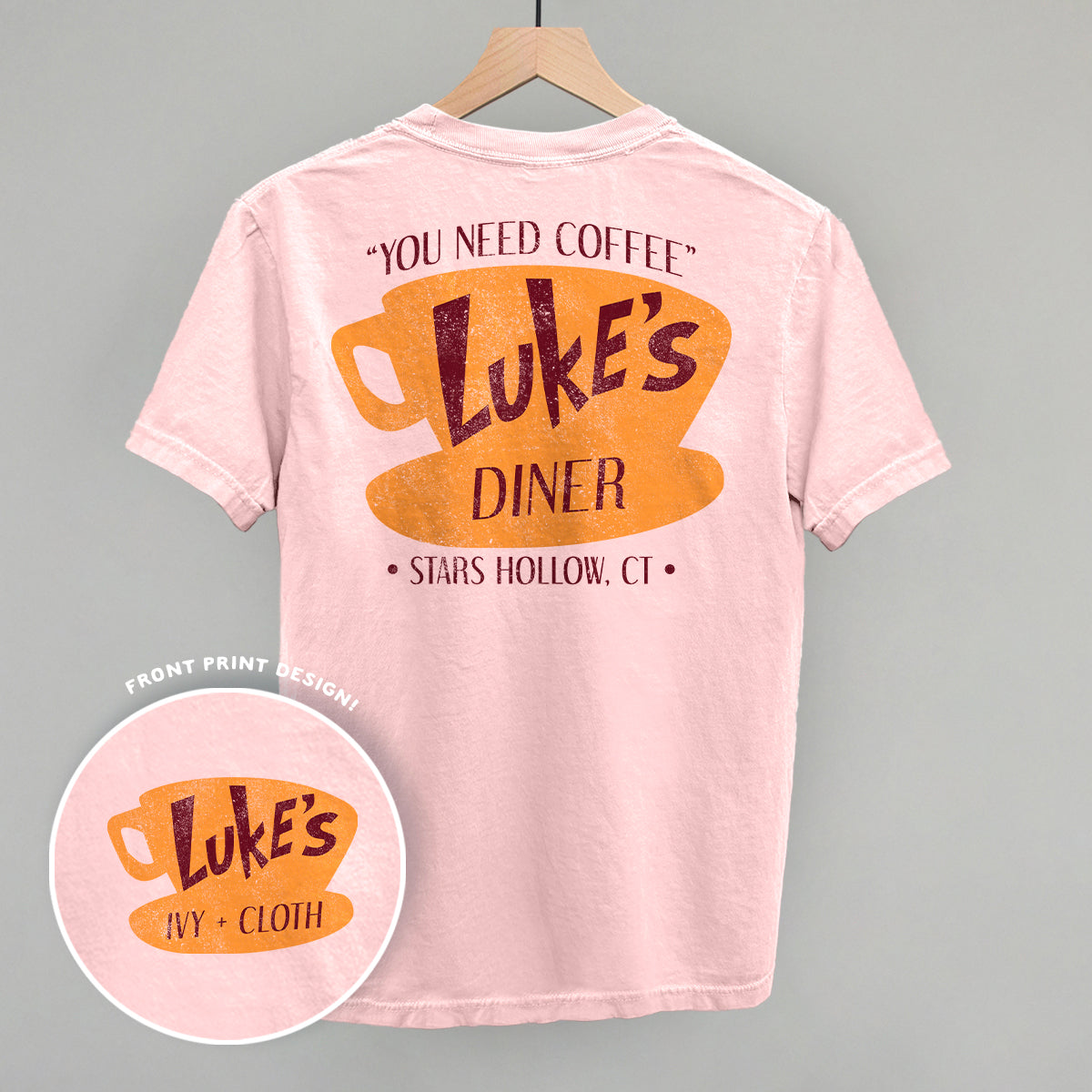 Luke's Diner Doodle (Back Print) - clothing by TeeHivey.com (Image 4)