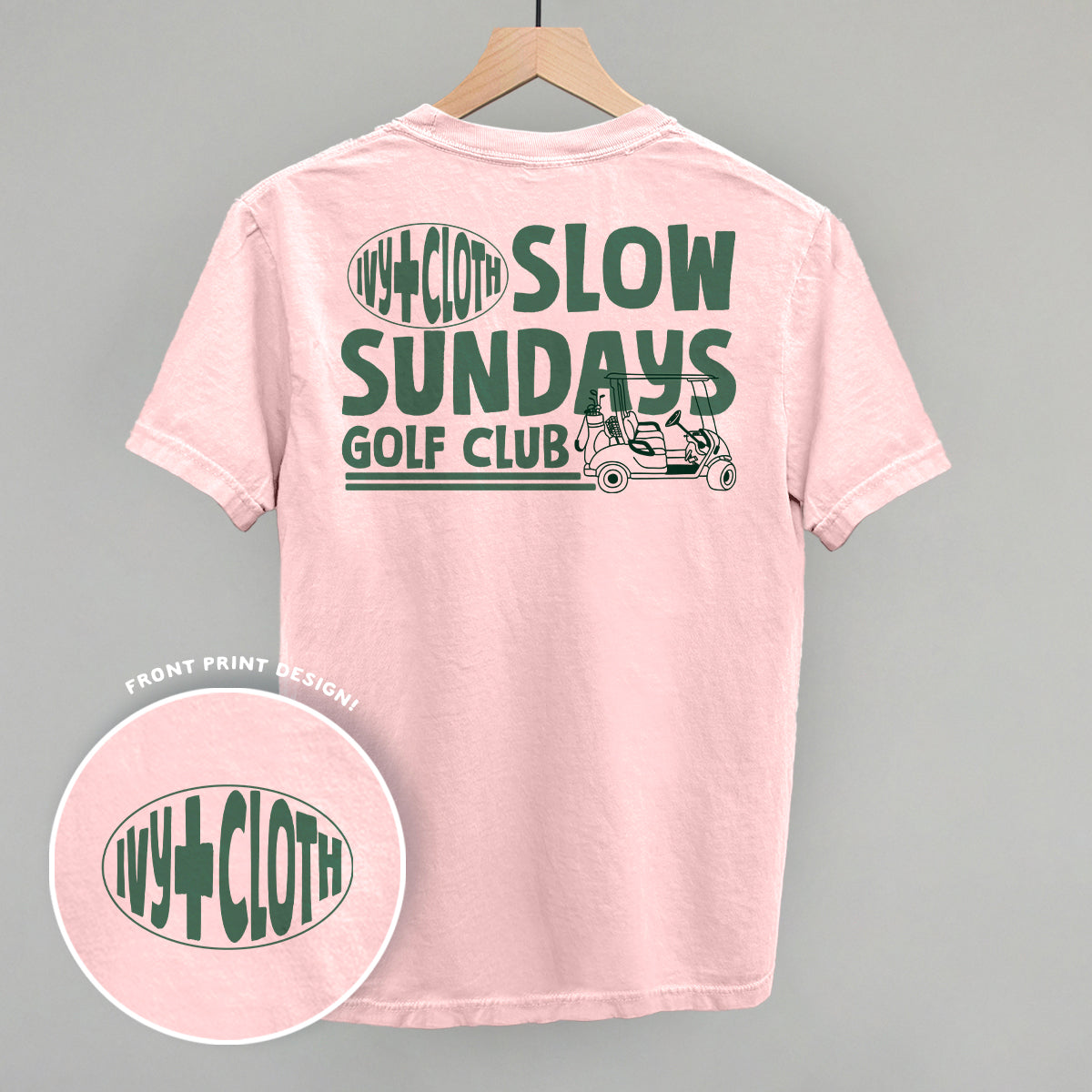 Slow Sundays Golf Club (Back Print) - clothing by TeeHivey.com (Image 4)