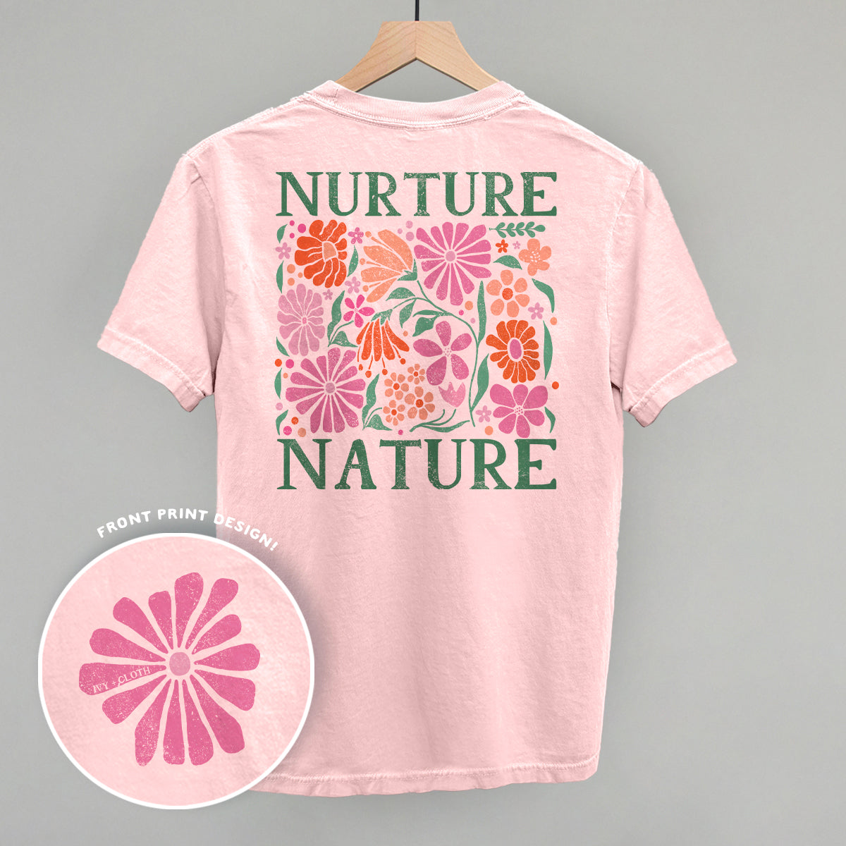 Nurture Nature Abstract (Back Print) - clothing by TeeHivey.com (Image 1)