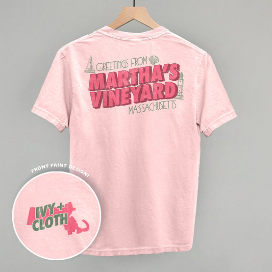 Greetings From Martha's Vineyard (Back Print)