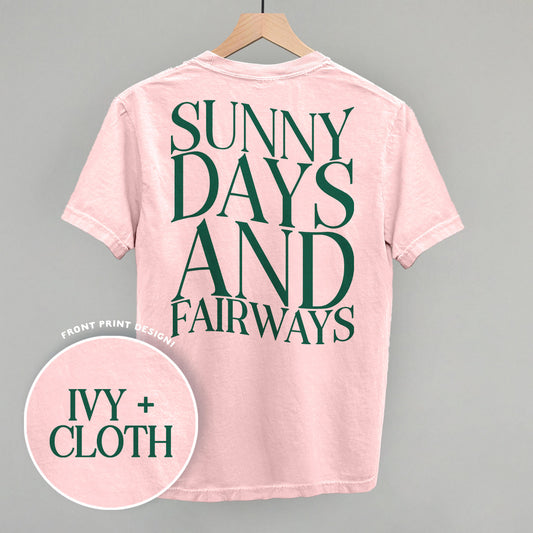 Sunny Days And Fairways (Back Print) - clothing by TeeHivey.com (Image 1)