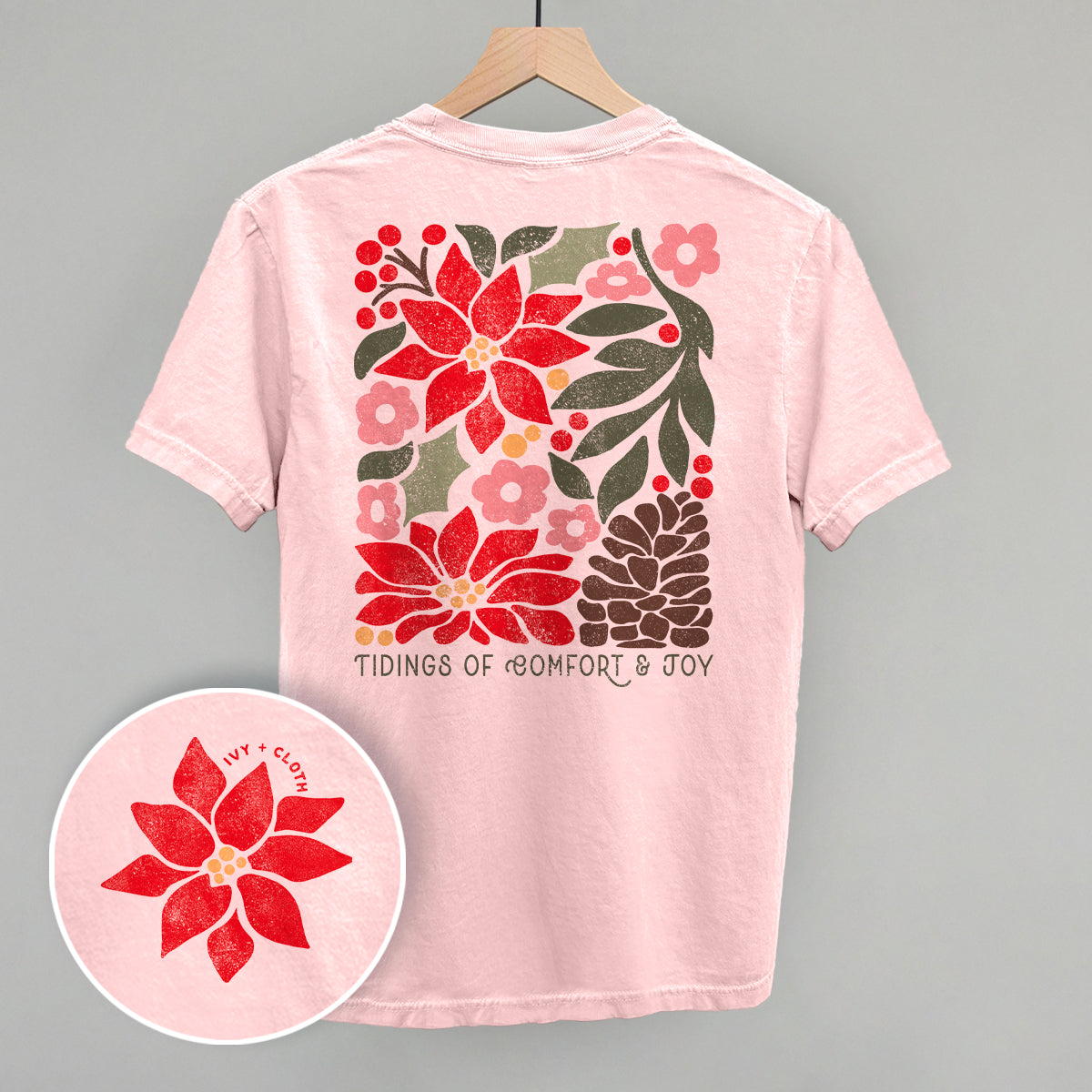 Tidings Of Comfort & Joy (Back Print) - clothing by TeeHivey.com (Image 3)