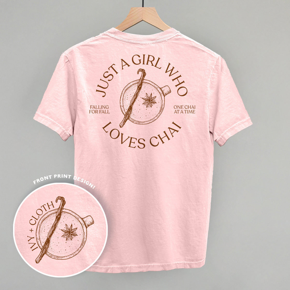 Just A Girl Who Loves Chai (Back Print) - clothing by TeeHivey.com (Image 2)