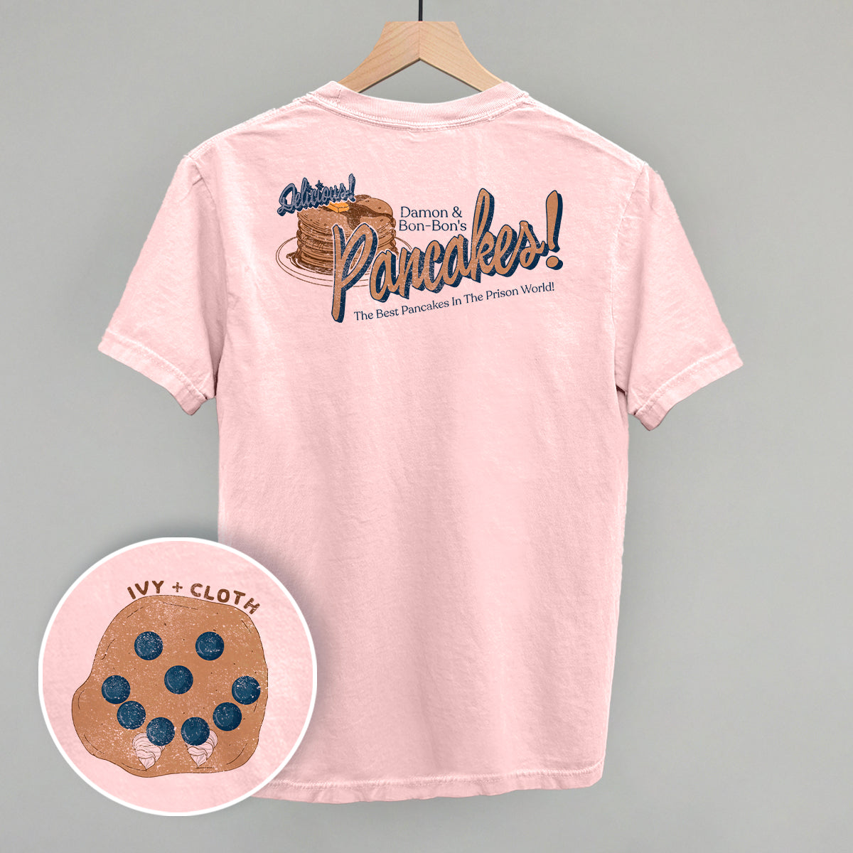 Damon & Bon-Bon's Pancakes (Back Print) - clothing by TeeHivey.com (Image 2)