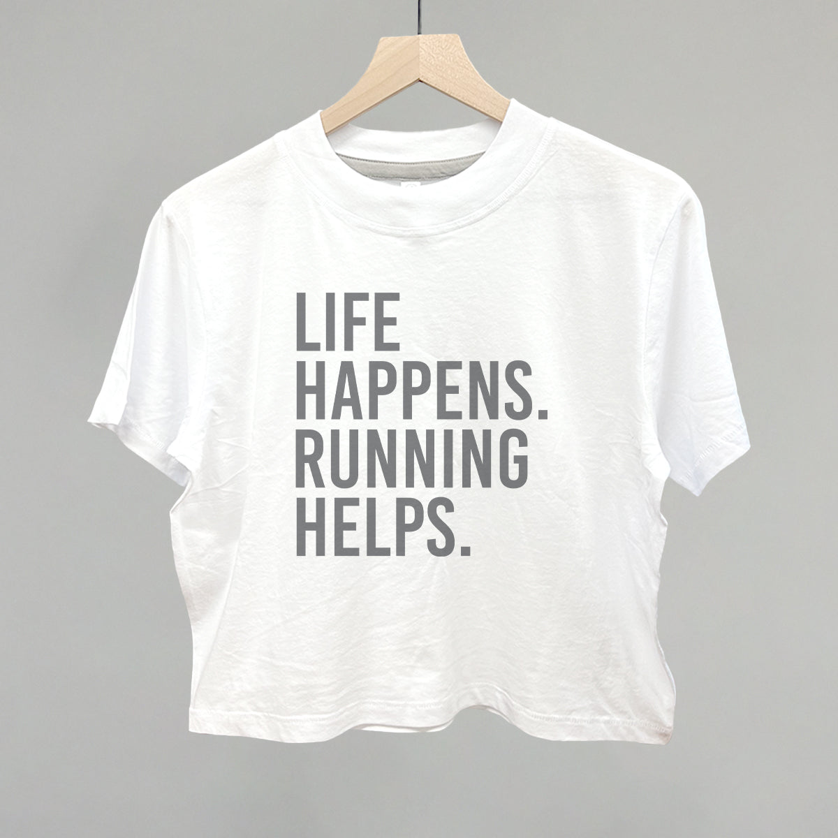 Life Happens. Running Helps. - clothing by TeeHivey.com (Image 1)