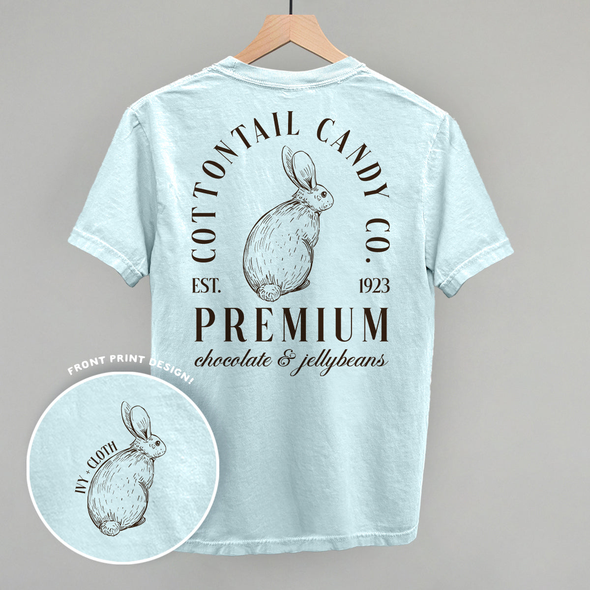 Cottontail Candy Co. (Back Print) - clothing by TeeHivey.com (Image 4)