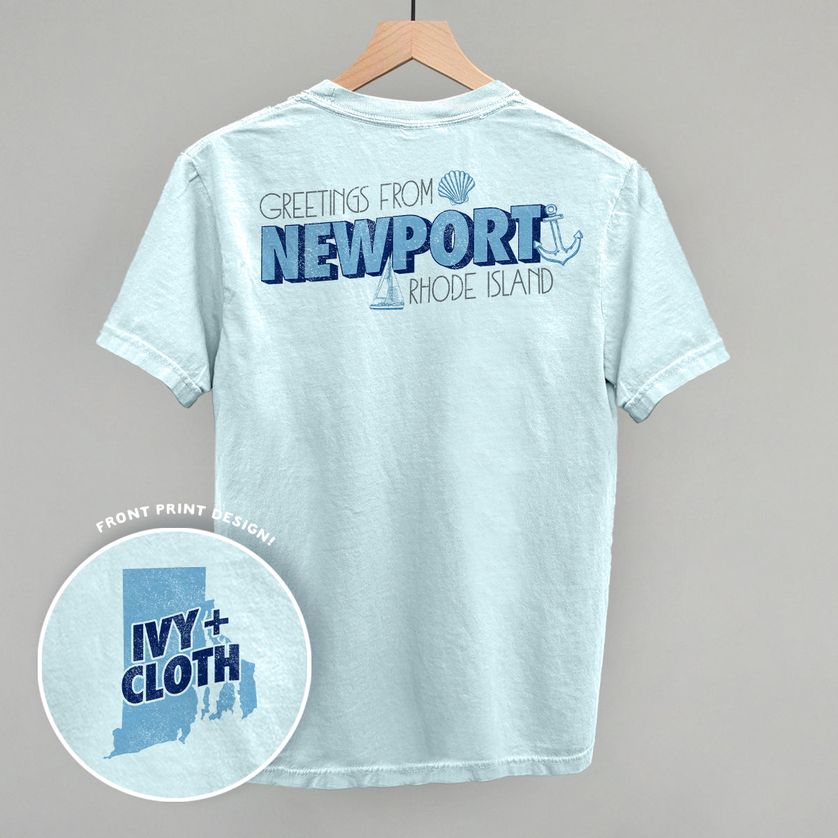 Greetings From Newport (Back Print)