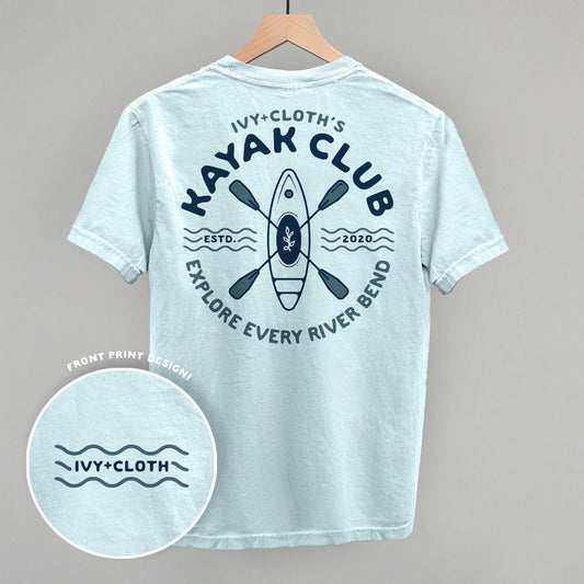 Ivy's Kayak Club (Blue) (Back Print) - clothing by TeeHivey.com (Image 1)