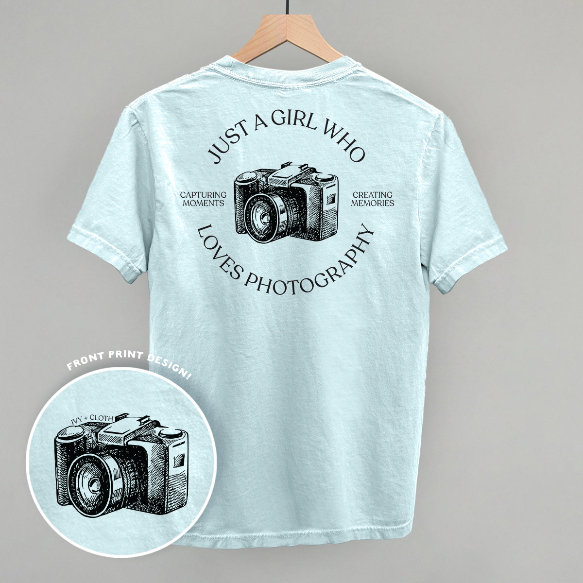 Just A Girl Who Loves Photography (Back Print) - clothing by TeeHivey.com (Image 3)