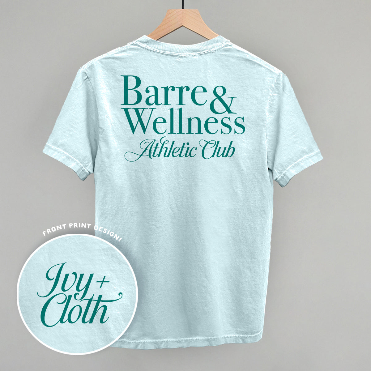 Barre & Wellness Athletic Club (Back Print) - clothing by TeeHivey.com (Image 1)