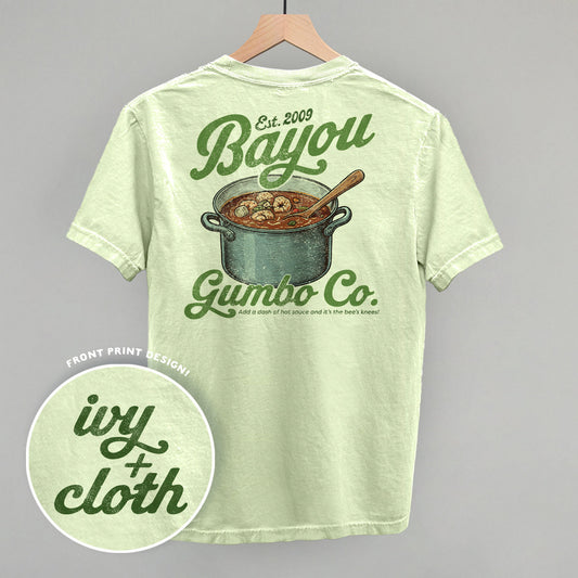 Bayou Gumbo Co. (Back Print) - clothing by TeeHivey.com (Image 1)