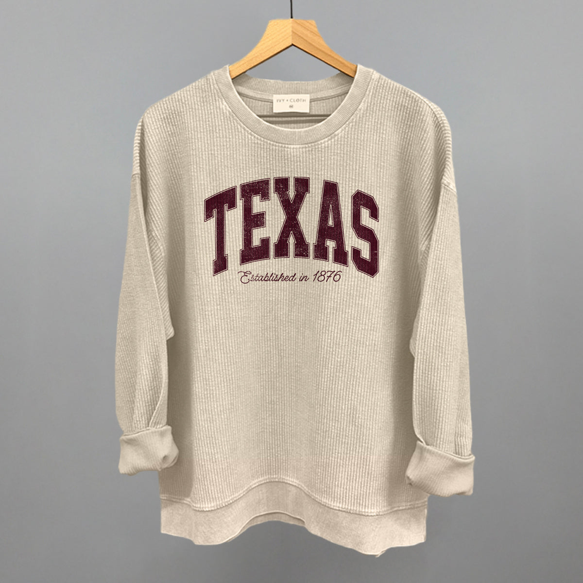 Texas Varsity Arch - clothing by TeeHivey.com (Image 1)