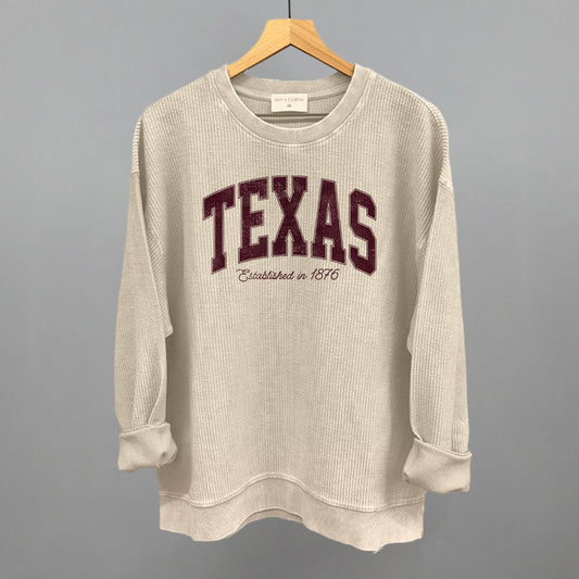 Texas Varsity Arch - clothing by TeeHivey.com (Image 1)
