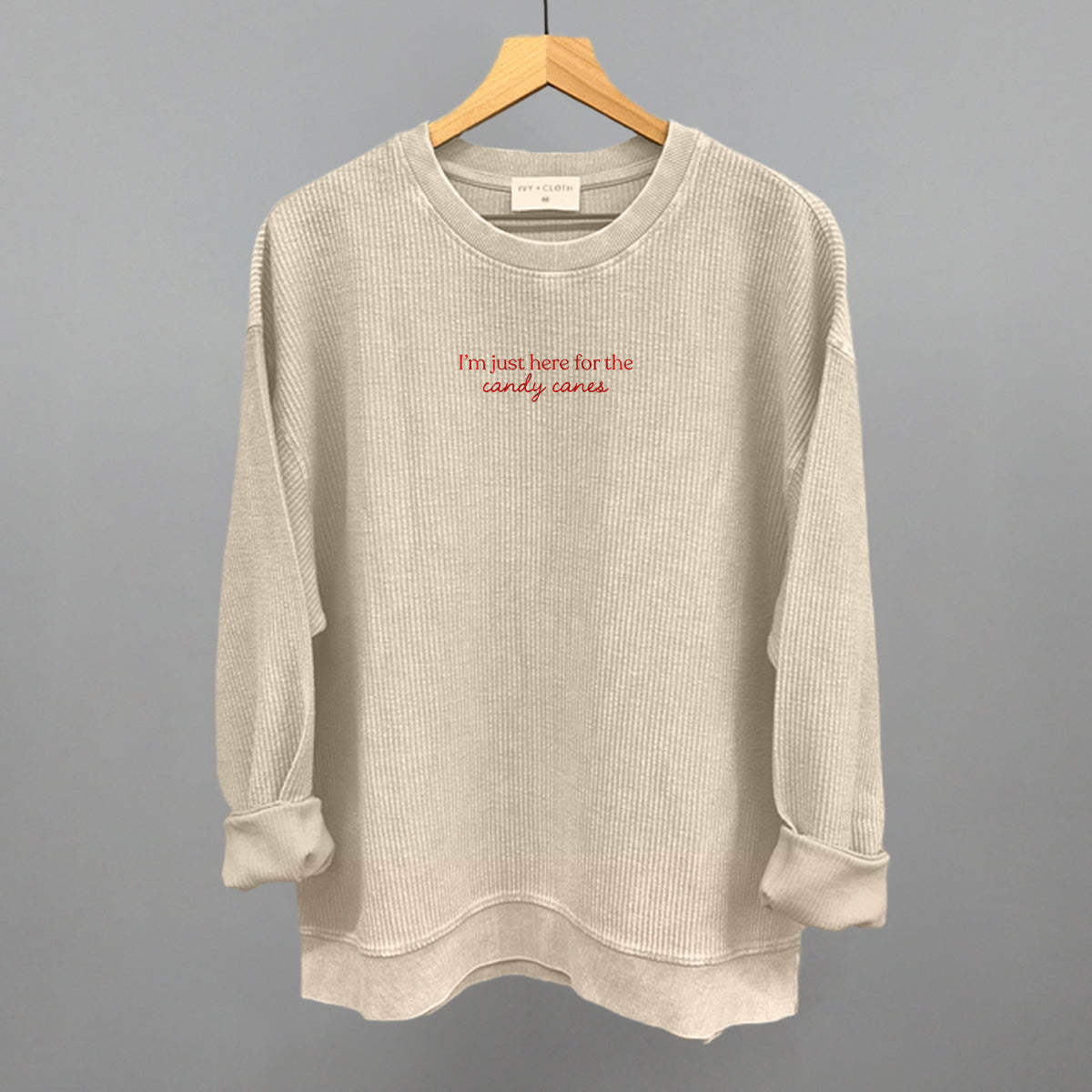 I'm Just Here For The Candy Canes - clothing by TeeHivey.com (Image 1)