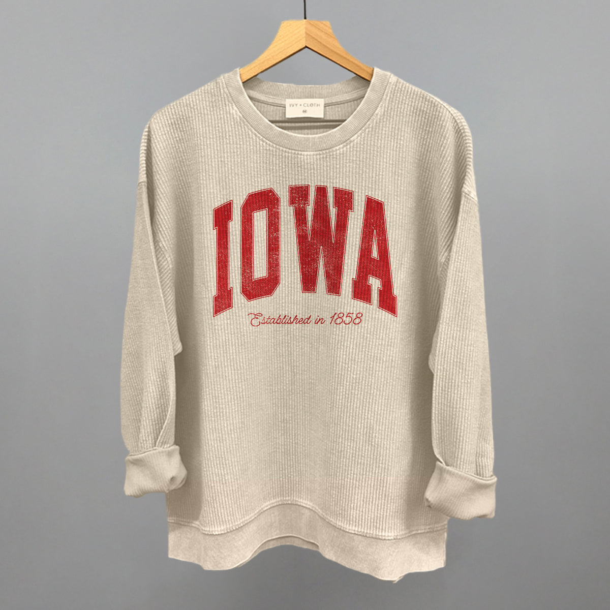 Iowa Varsity Arch - clothing by TeeHivey.com (Image 1)