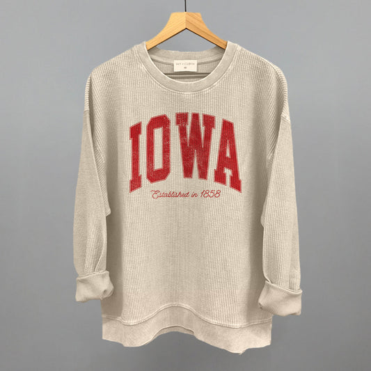 Iowa Varsity Arch - clothing by TeeHivey.com (Image 1)