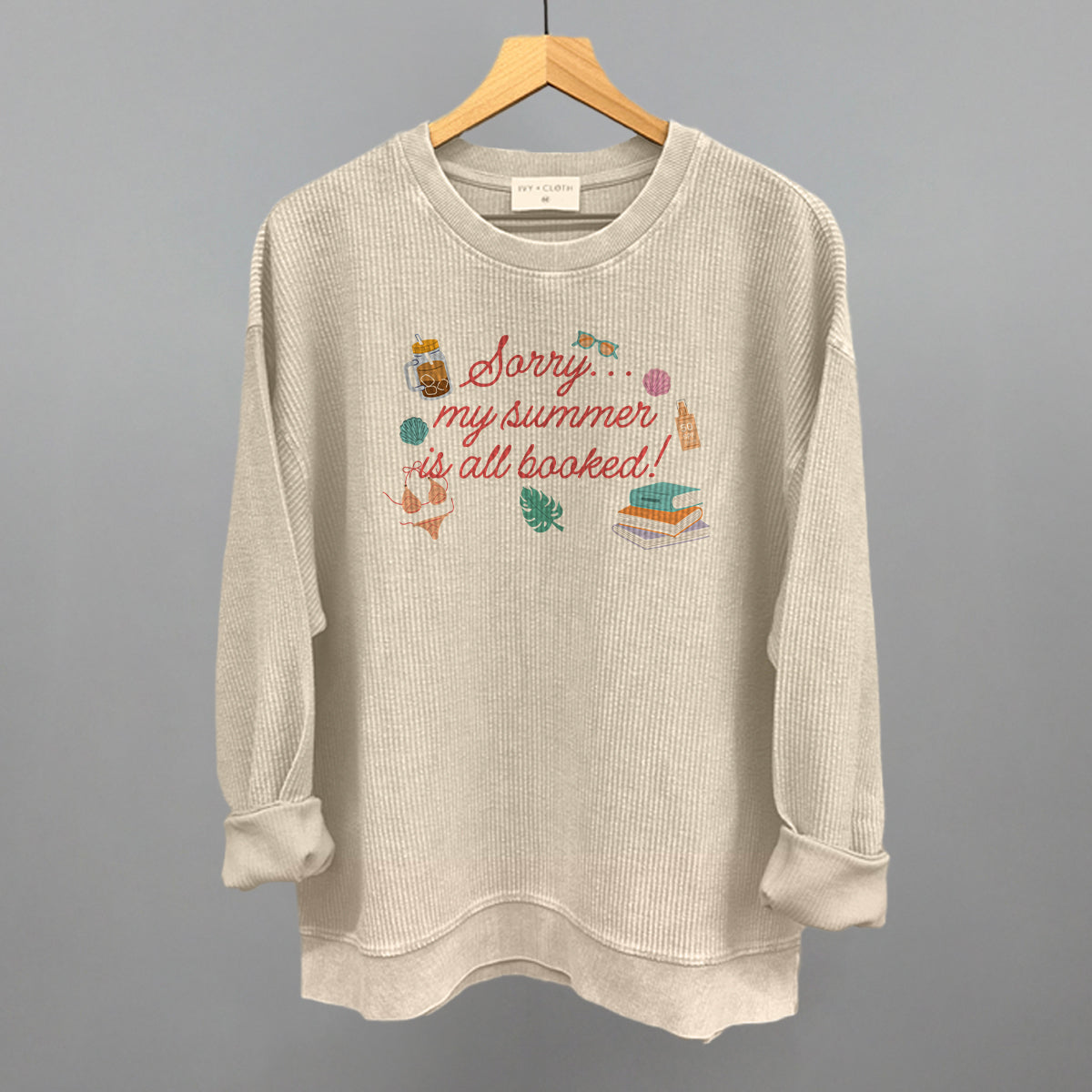 Sorry My Summer Is Booked (Script + Doodles) - clothing by TeeHivey.com (Image 5)