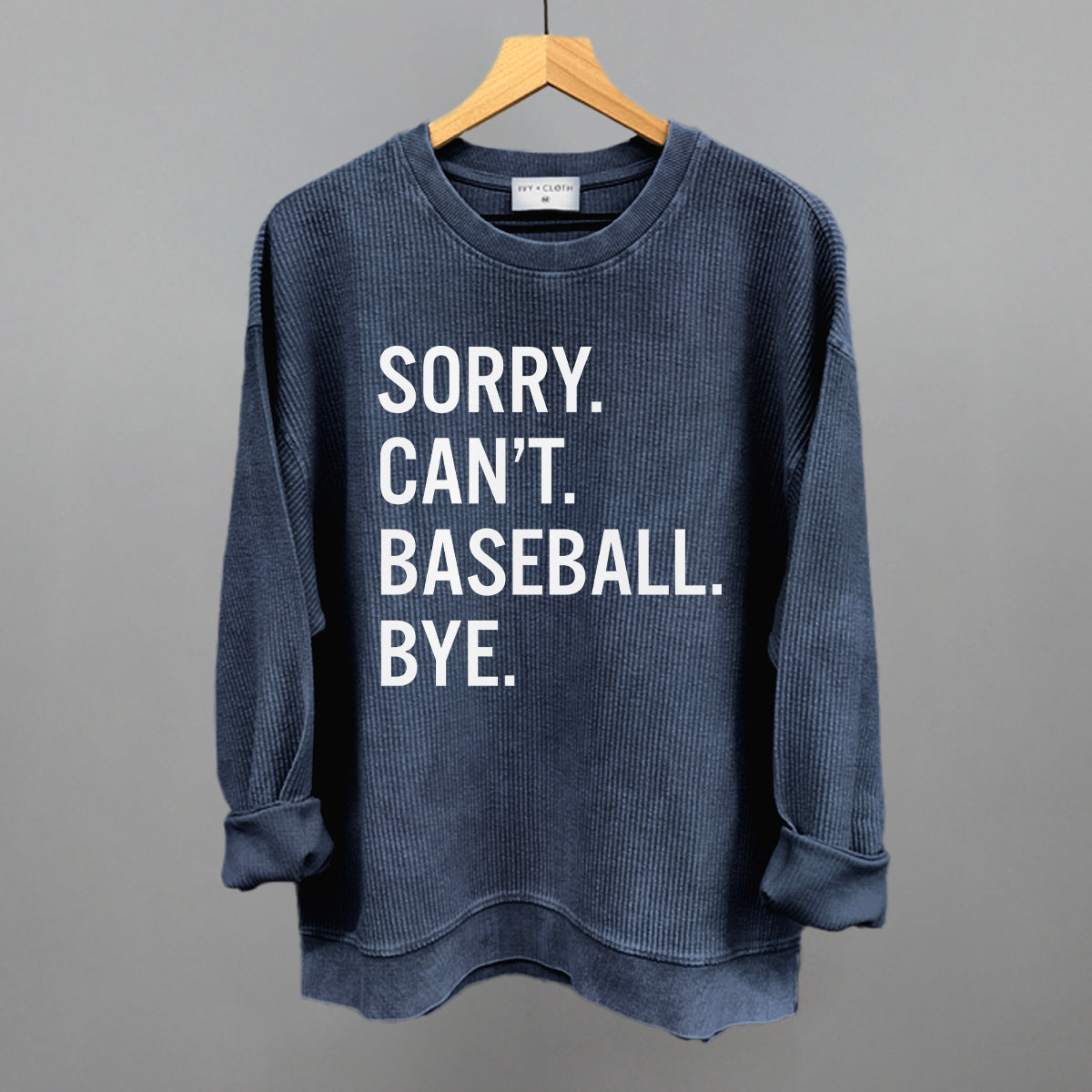 Sorry Can't Baseball Bye - clothing by TeeHivey.com (Image 4)