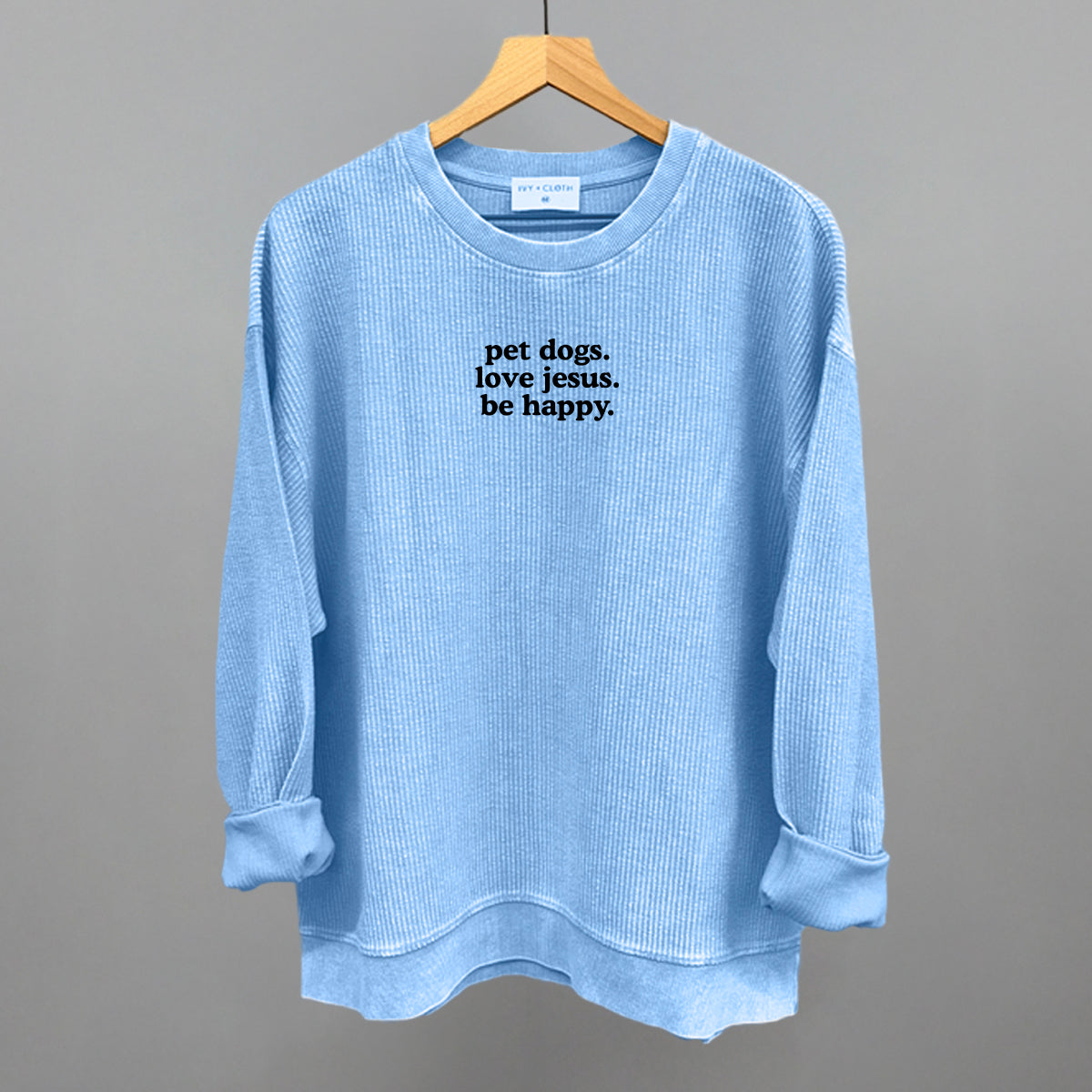 Pet Dogs, Love Jesus, Be Happy - clothing by TeeHivey.com (Image 1)