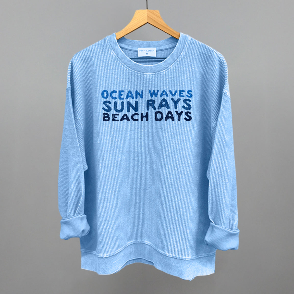 Ocean Waves, Sun Rays, Beach Days - clothing by TeeHivey.com (Image 1)