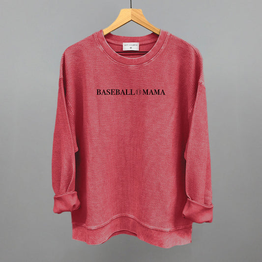 Baseball Mama (Serif + Doodle) - clothing by TeeHivey.com (Image 1)