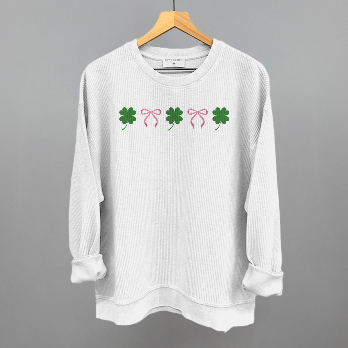 Pink Bows + Clovers - clothing by TeeHivey.com (Image 4)