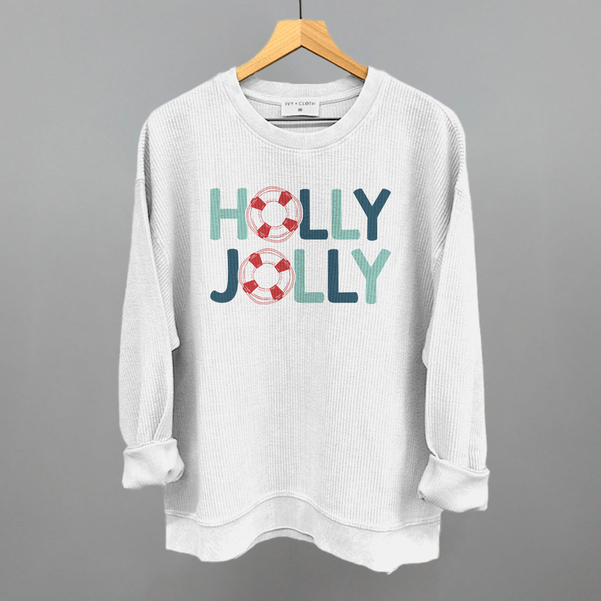Holly Jolly (Life Saver Buoy) - clothing by TeeHivey.com (Image 1)