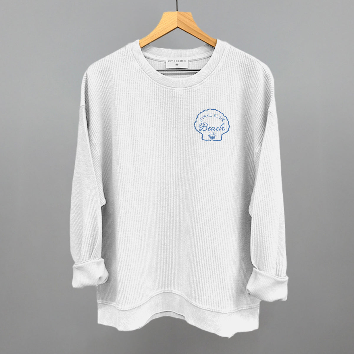 Let's Go To The Beach Seashell (Left Chest) - clothing by TeeHivey.com (Image 5)