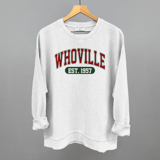 Whoville Collegiate (Red) - clothing by TeeHivey.com (Image 1)
