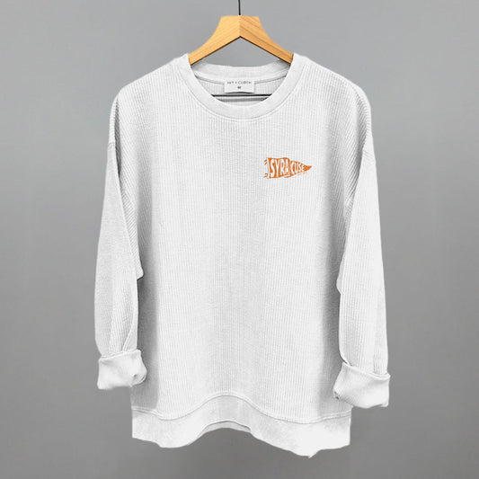Syracuse Pennant Flag (Left Chest) - clothing by TeeHivey.com (Image 1)