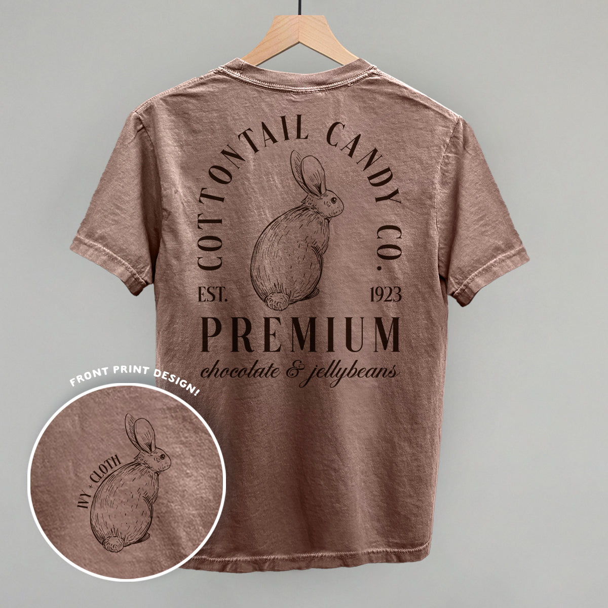 Cottontail Candy Co. (Back Print) - clothing by TeeHivey.com (Image 5)