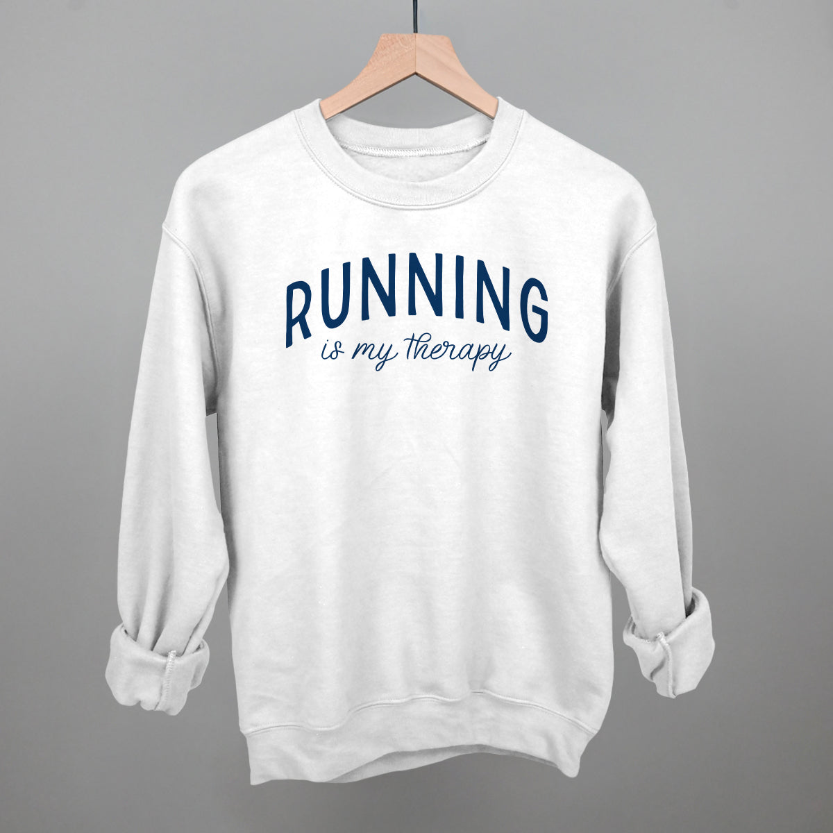 Running Is My Therapy - clothing by TeeHivey.com (Image 1)