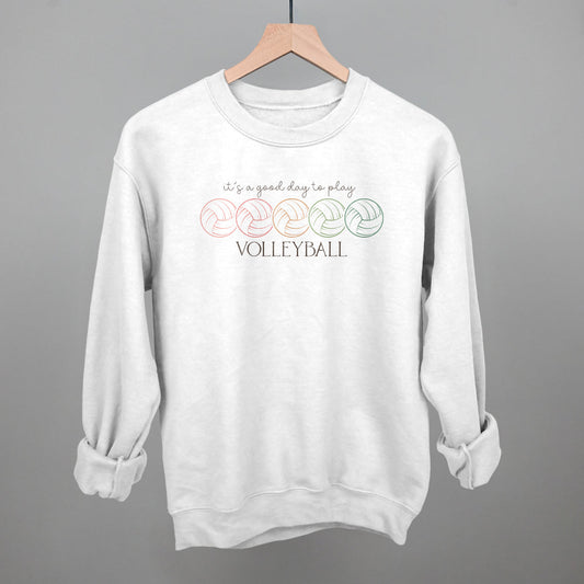 It's A Good Day To Play Volleyball Doodle - clothing by TeeHivey.com (Image 1)