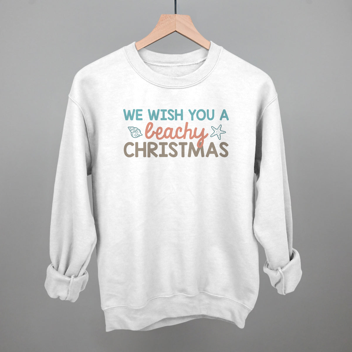 We Wish You A Beachy Christmas - clothing by TeeHivey.com (Image 1)