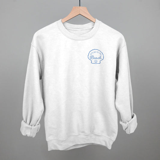 Let's Go To The Beach Seashell (Left Chest) - clothing by TeeHivey.com (Image 1)