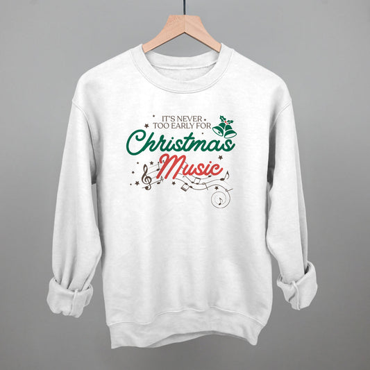 It's Never Too Early For Christmas Music Doodle - clothing by TeeHivey.com (Image 1)