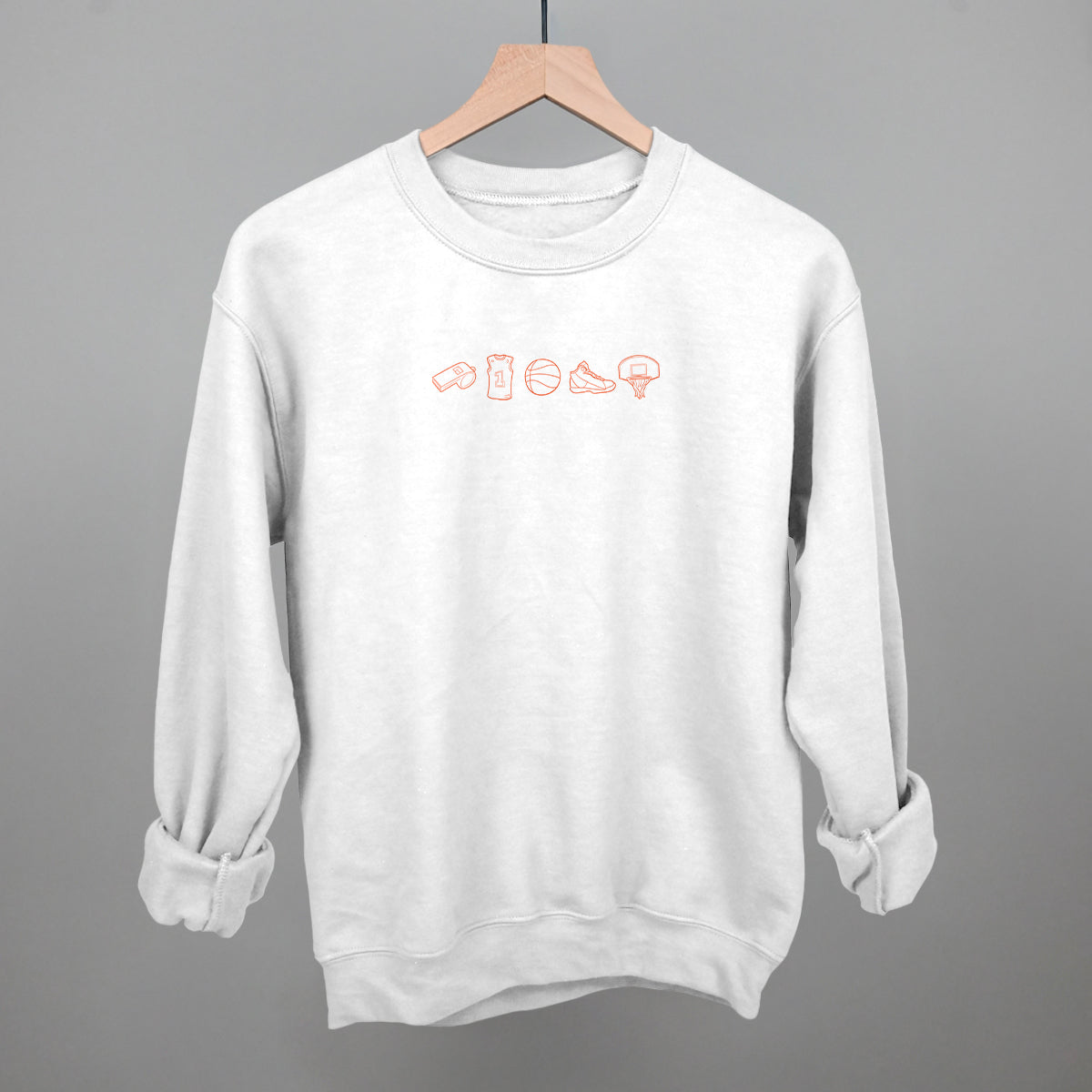 Basketball Icon Doodles - clothing by TeeHivey.com (Image 1)