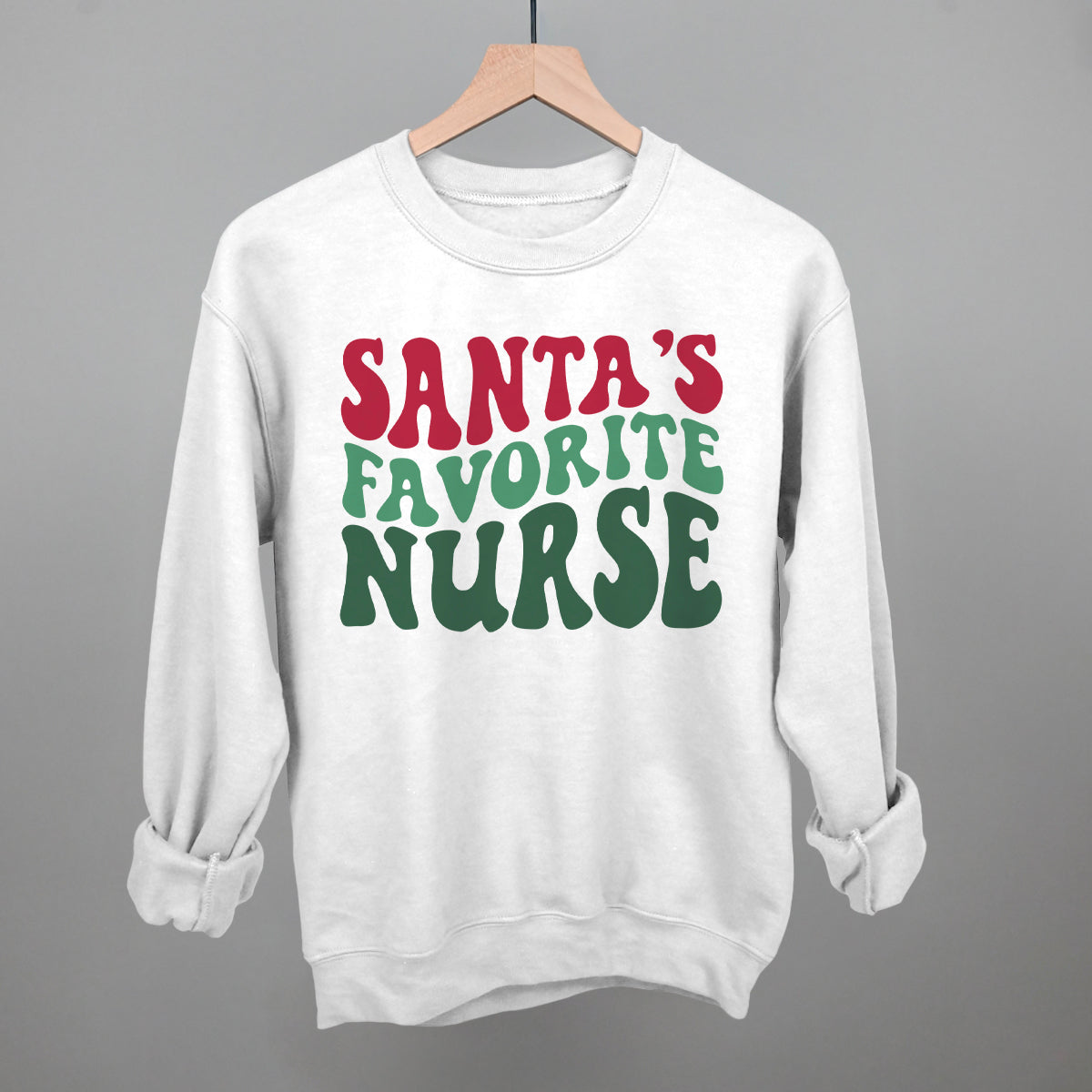 Santa's Favorite Nurse - clothing by TeeHivey.com (Image 1)