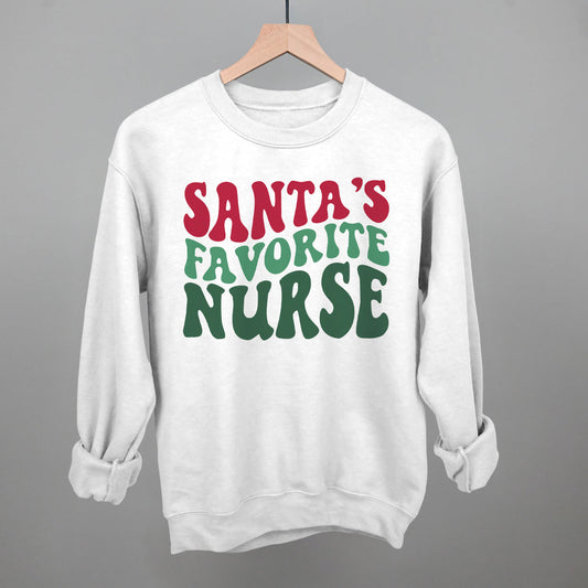 Santa's Favorite Nurse - clothing by TeeHivey.com (Image 1)