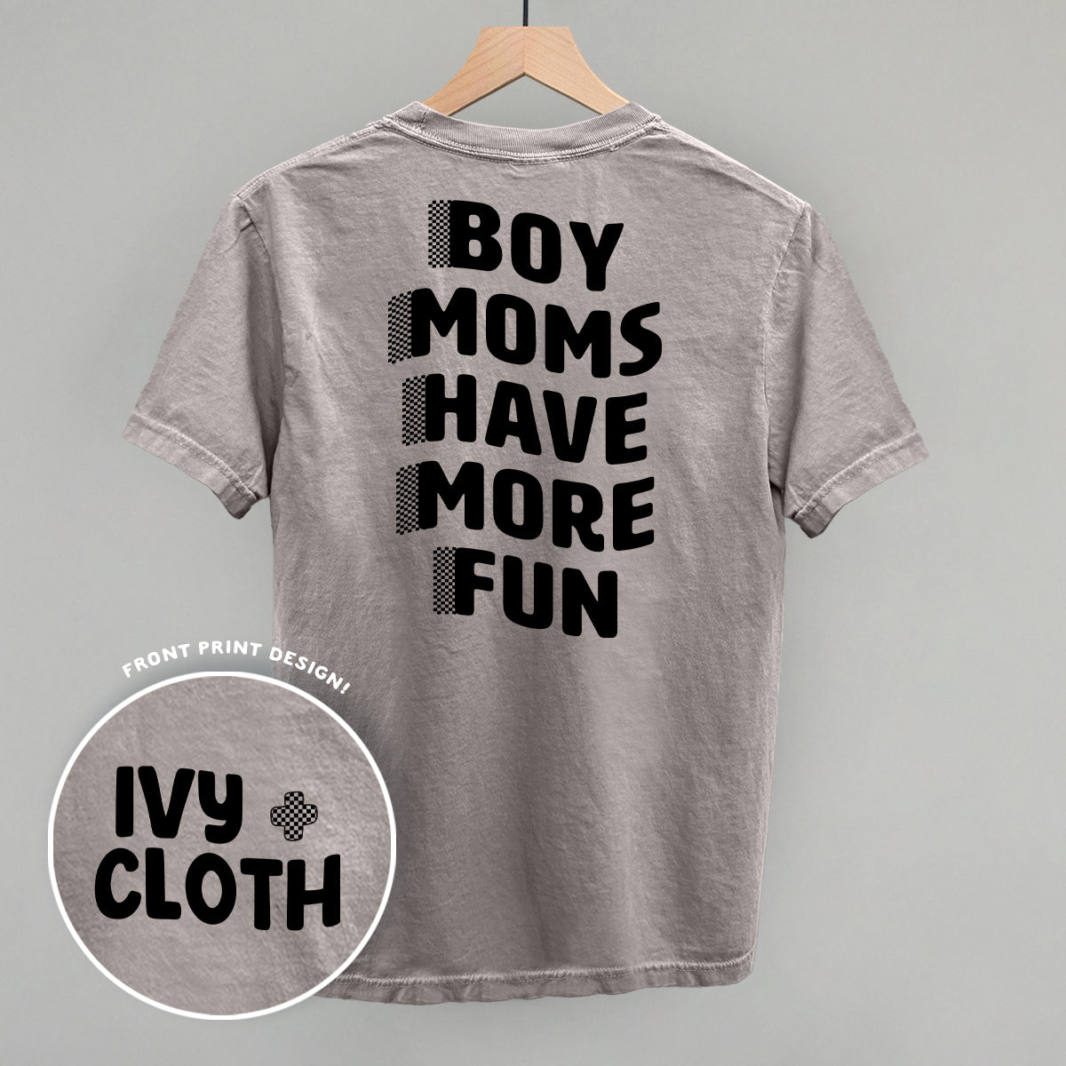 Boy Moms Have More Fun (Back Print) - clothing by TeeHivey.com (Image 4)