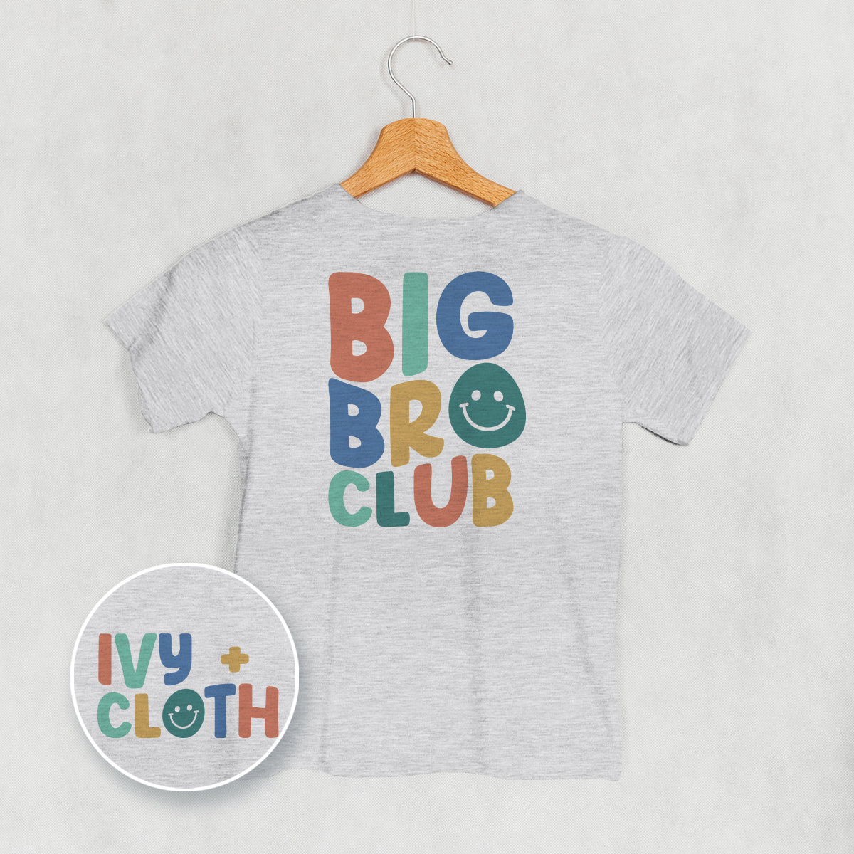 Big Bro Club (Kids Back Print) - clothing by TeeHivey.com (Image 2)