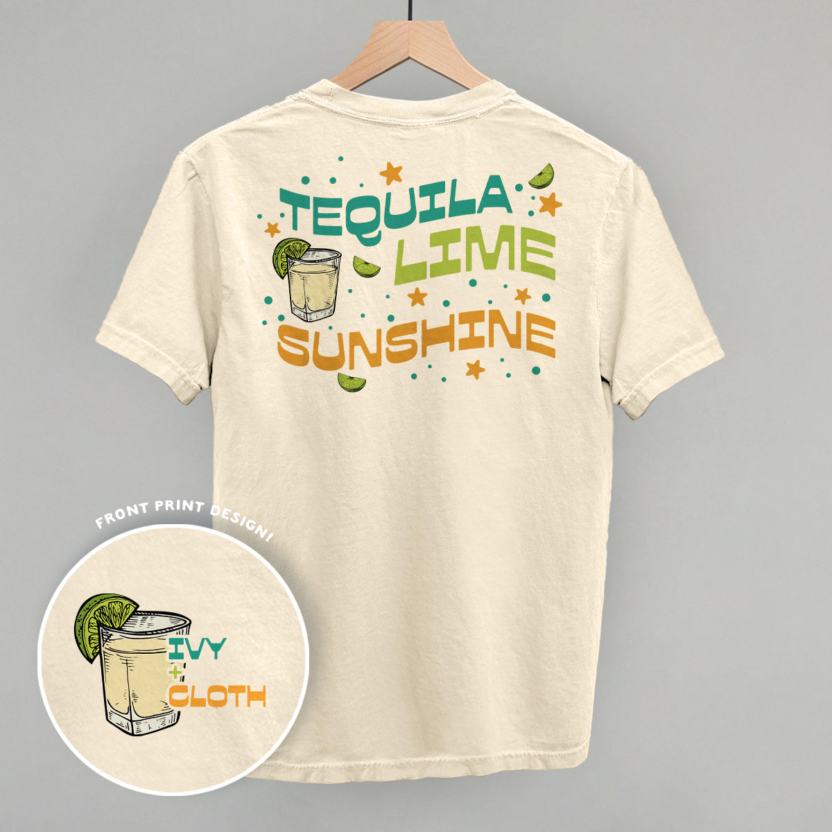 Tequila, Lime, Sunshine (Back Print) - clothing by TeeHivey.com (Image 3)