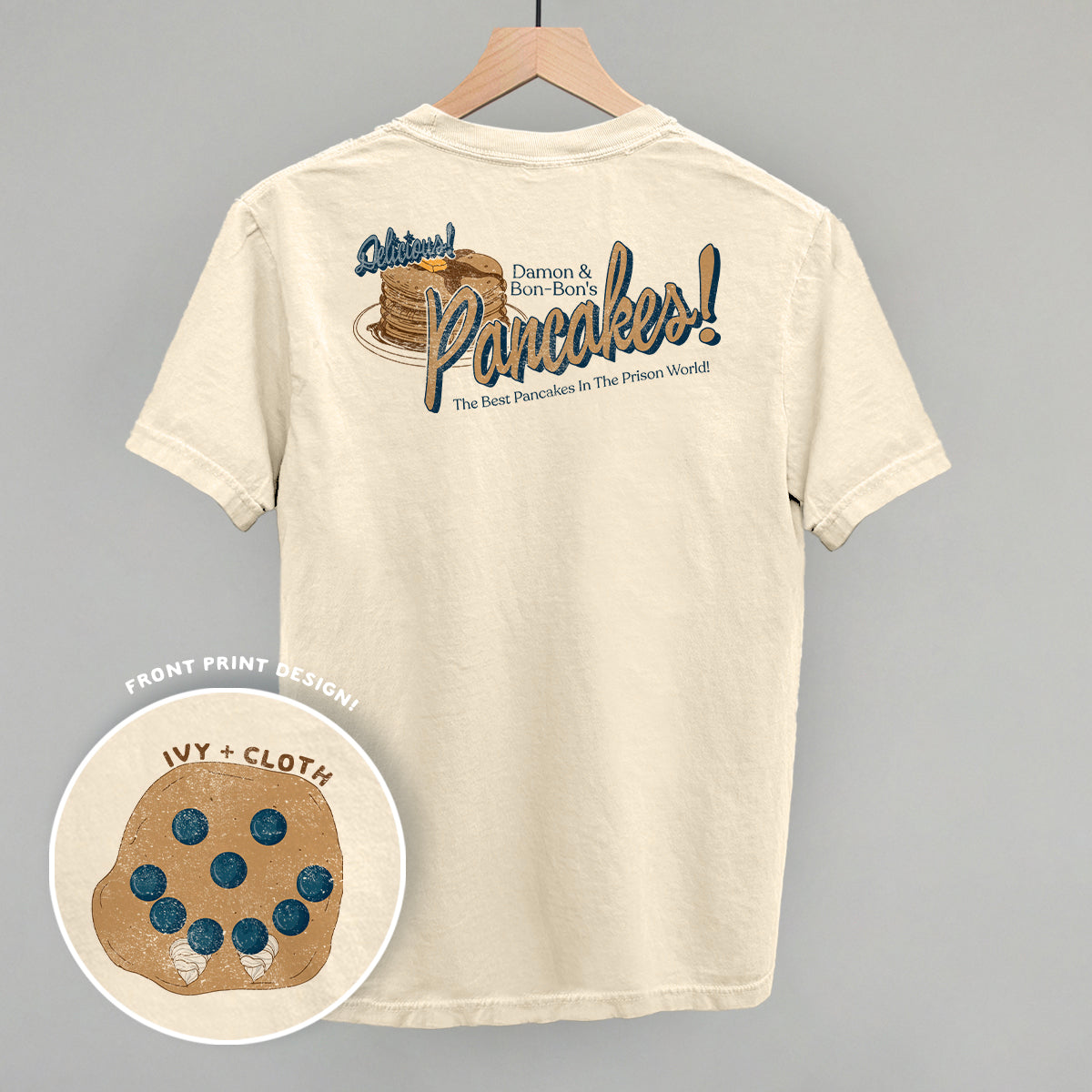 Damon & Bon-Bon's Pancakes (Back Print) - clothing by TeeHivey.com (Image 3)